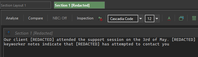 Find and Redact
